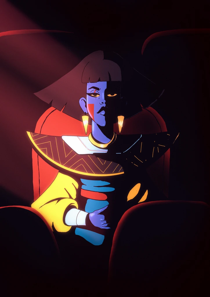 Final character illustration used as a character design example