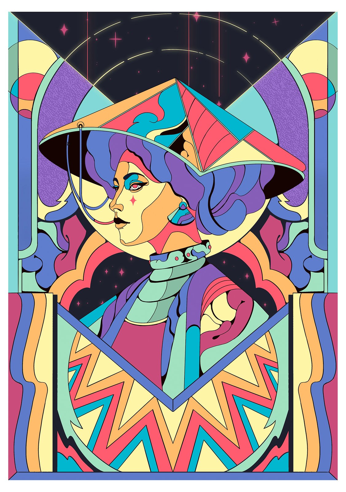 The Explorer art print