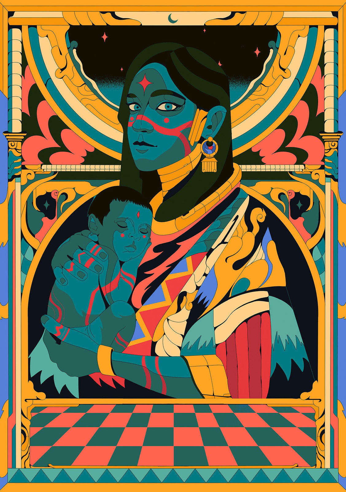 Madre art print