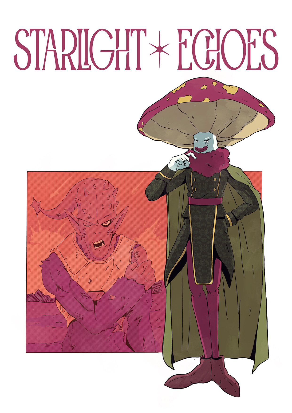 Starlight Echoes promotional illustration with Lord Sporus